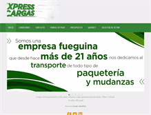 Tablet Screenshot of expresscargas.com